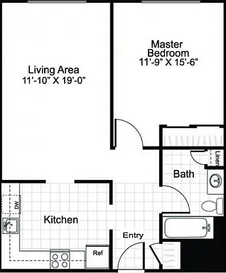 1 Bed and 1 Bath 1 Bed and 1 Bath