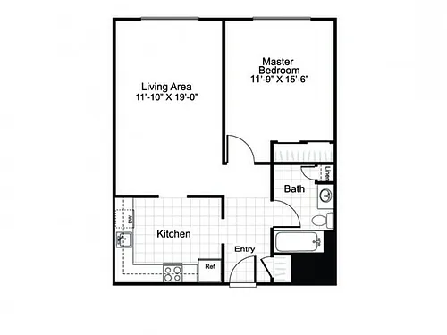 Floor plan A1BK