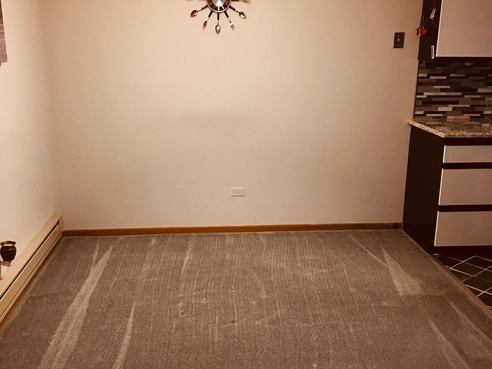 Dining area off kitchen brand new lighting brand new carpet