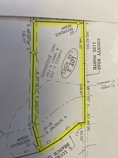 1st image of W County Road 1125 N Lot 2