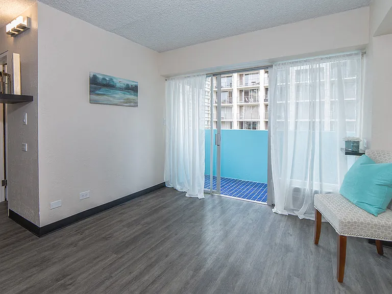 Waikiki Walina Apartments living area with decor