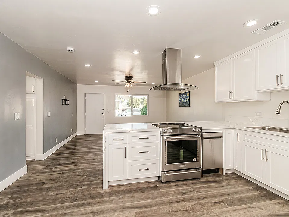 Luxury Kitchen and High End Appliances, LVP flooring, LED lighting.