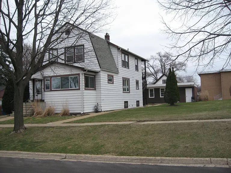 Front and side yard