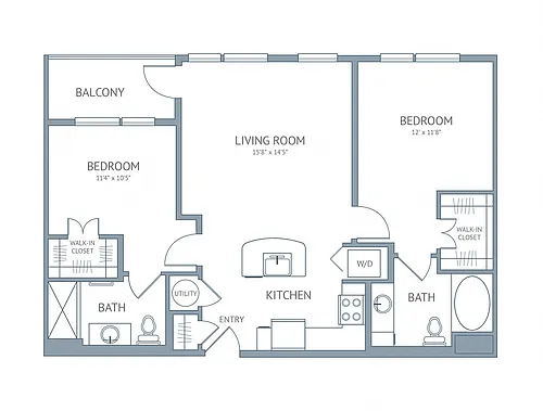 Floor plan Matisse A