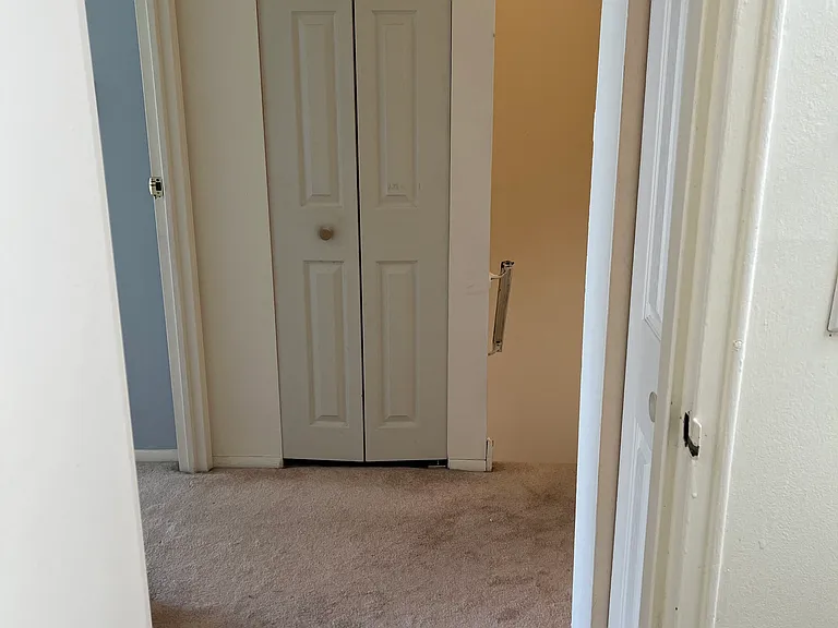 Hallway two closets