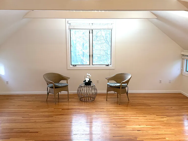 Living room vaulted ceiling