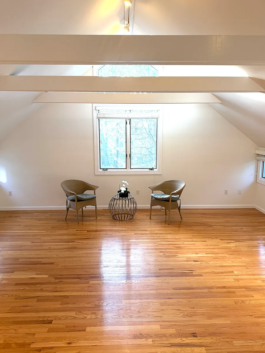 Living room vaulted ceiling - Canterbury Close