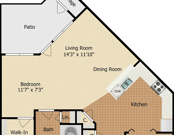 Adams Floorplan Diagram