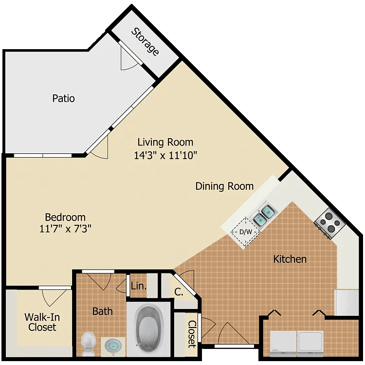 Floor plan Adams