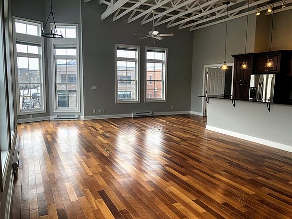 14' exposed joist ceiling, sunfilled great room, beautiful turret, views of Meeting House Rd & Rhettsbury St.