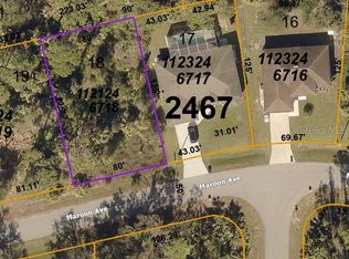 Maroon Avenue Lot #18, North Pt, FL 34288