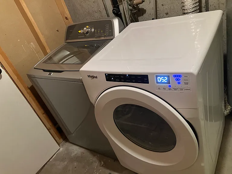Washer and dryer