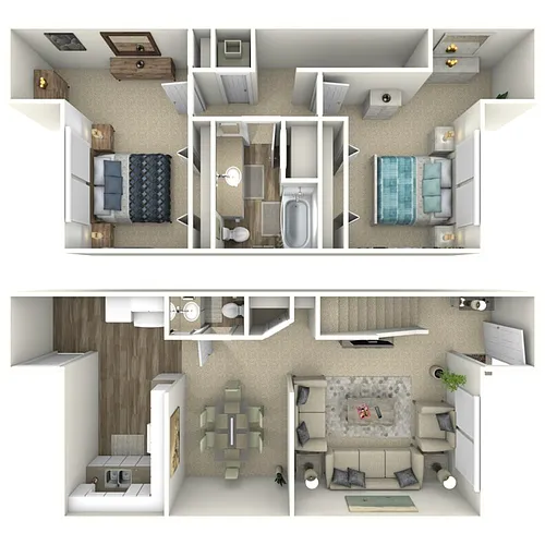 Floor plan Townhome