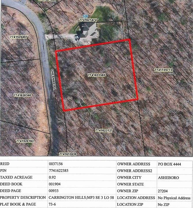 1st image of LOT 58 Cheshire Pl Lot 58