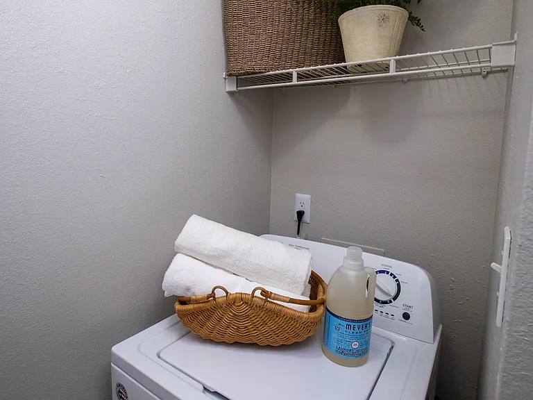 Enjoy in-unit washer and dryer in every home for effortless laundry days.
