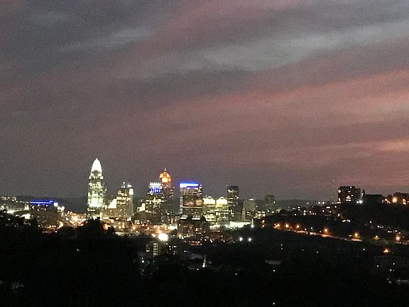 typical evening view