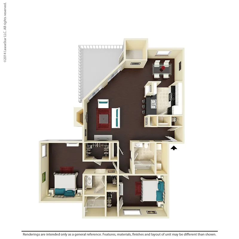 Floor plan B3
