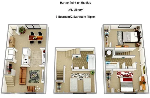 Floor plan 3 Bedroom 2 Bathroom