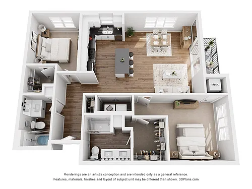 Floor plan Tencel