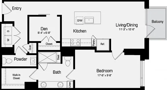 A3 | 1 bed 1 bath | 935 Sq. Ft A3 | 1 bed 1 bath | 935 Sq. Ft