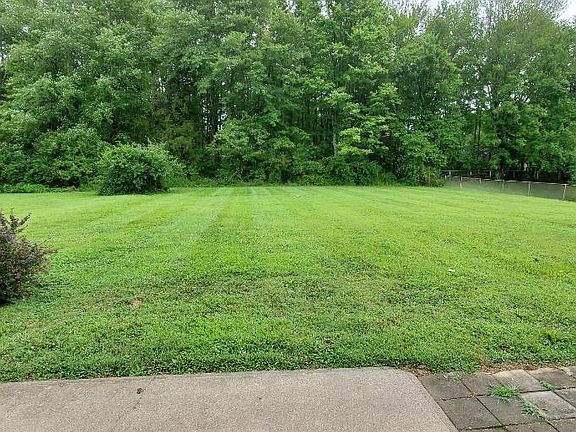 Spacious back yard with a ton of privacy ....... backs up to woods !