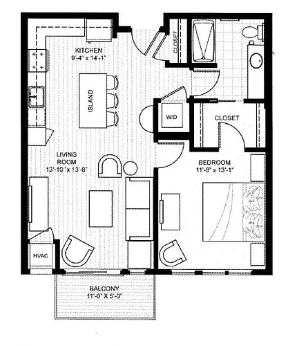 Floor plan Ellipse - Envision