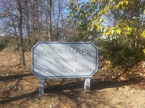 Racetrack Downs Sign
