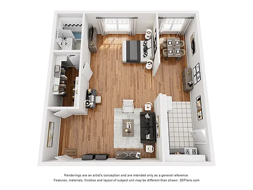 Floor plan Studio