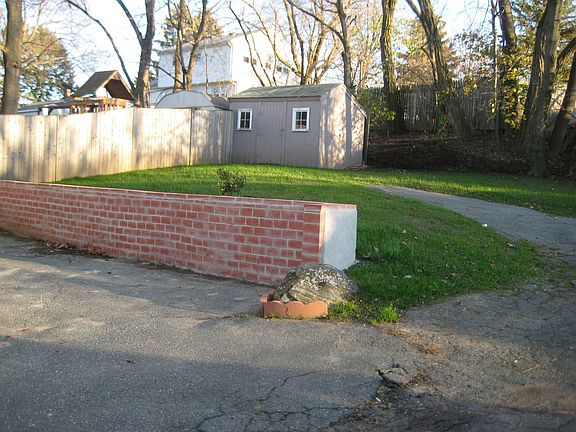yard and driveway