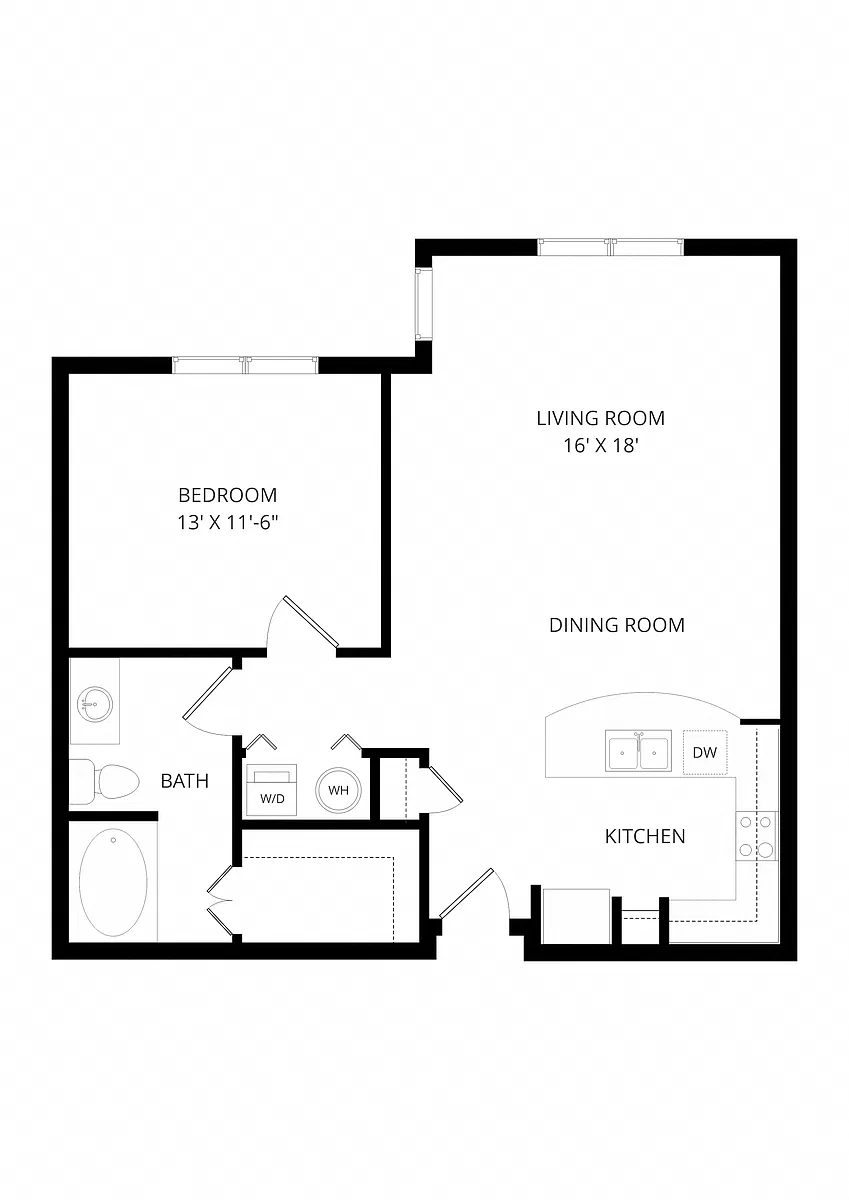 Floor plan Flats - A2