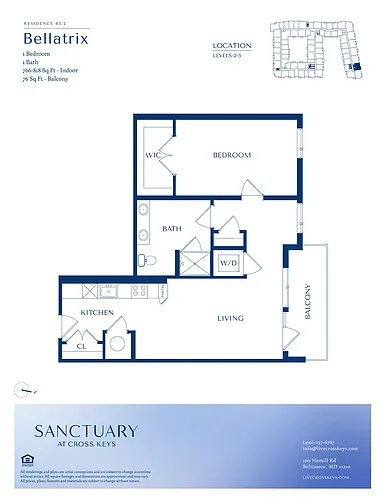 Floor plan Bellatrix