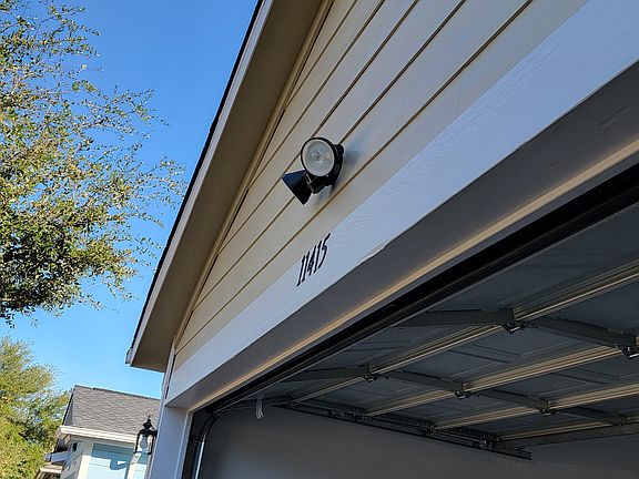 Includes motion lights both front and back for your security.