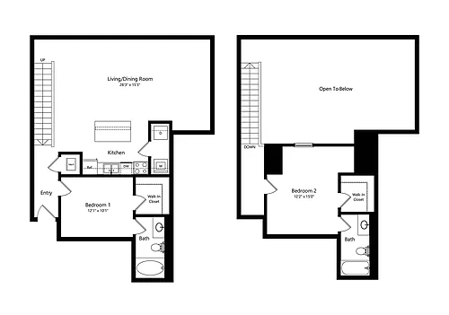 Floor plan TH2B