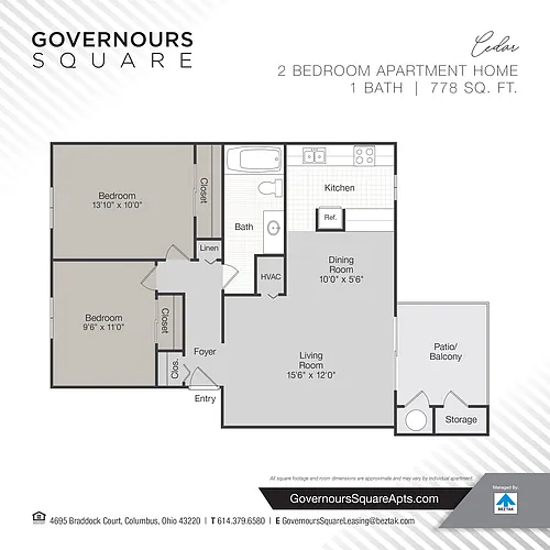 Floor plan Cedar