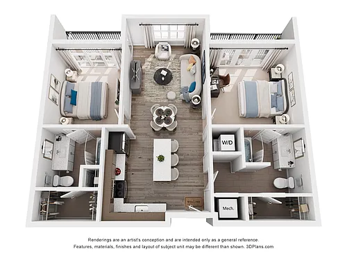 Floor plan 2B