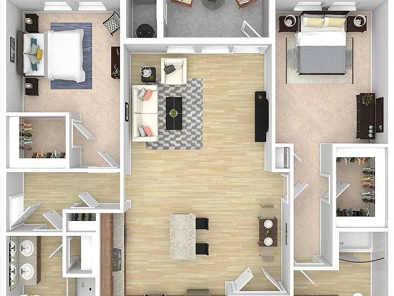 Moorten - 2x2 Floor Plan Moorten - 2x2 Floor Plan