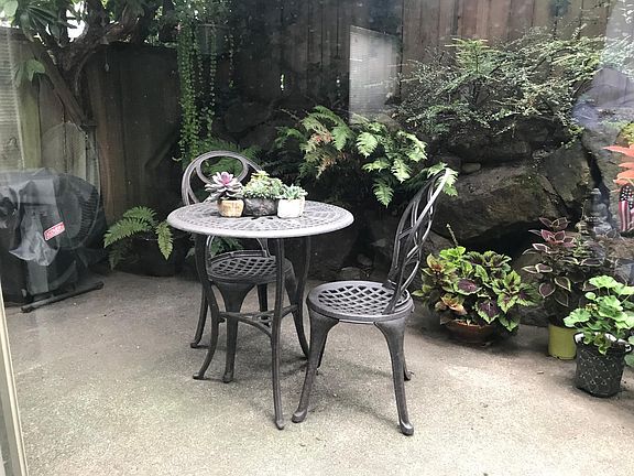 Private patio access