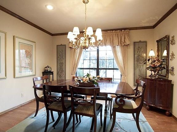 Kingsize formal dining room is wonderful for entertaining