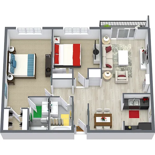 Floor plan The Barcelona