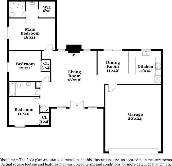 3 bed, 2.0 bath, 1351 sqft, $1,830 — Photo 2