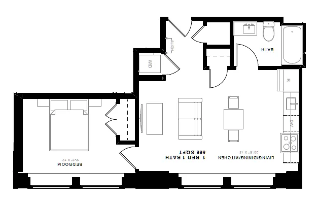 Floor plan The Charleston