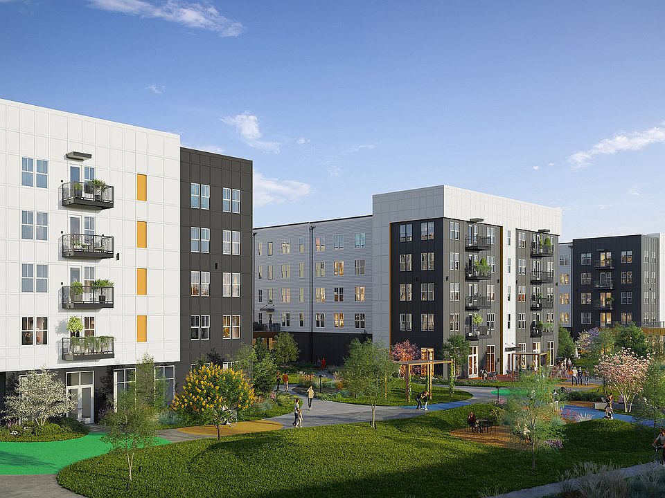 Experience modern living in this beautifully designed apartment complex with lush surroundings.
