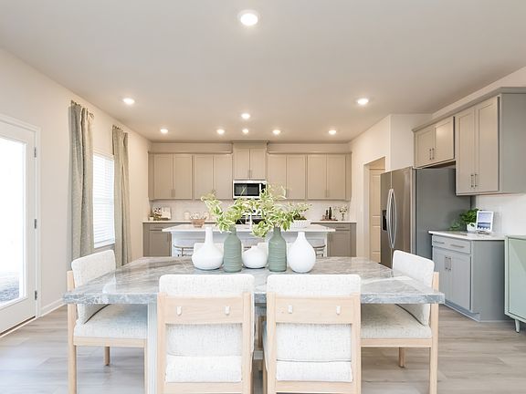 Host friends and family effortlessly with this dining area.