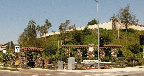 Enterance into the development