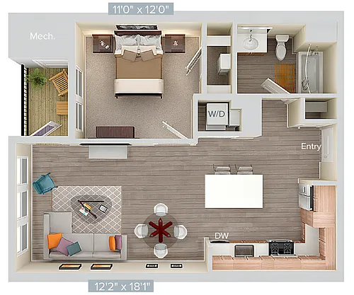 Floor plan A1-sc1X-730