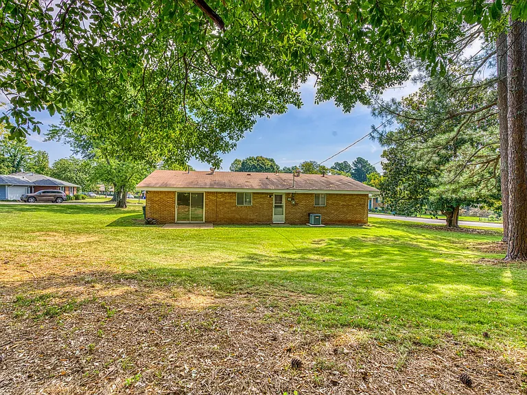 Large back yard