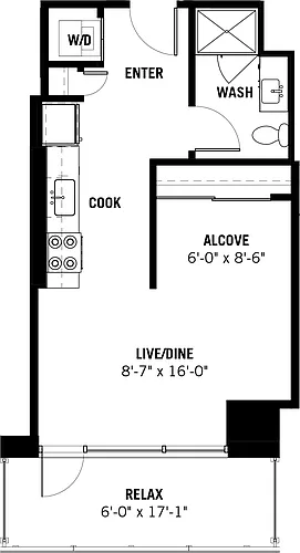 Floor plan Studio 05