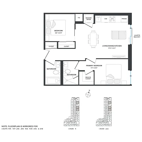 Floor plan 419