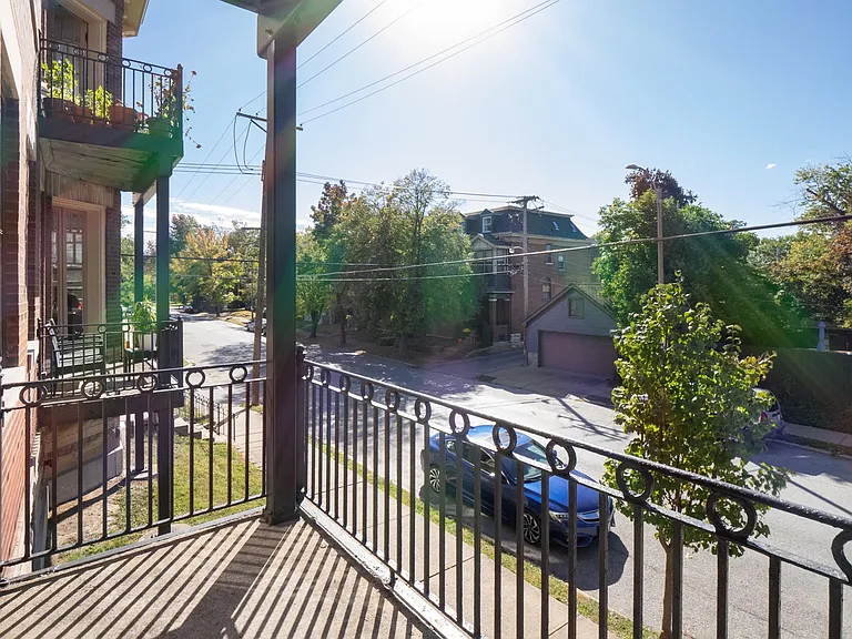 View from private balcony