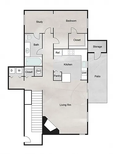 Floor plan Lancaster (Plan H)